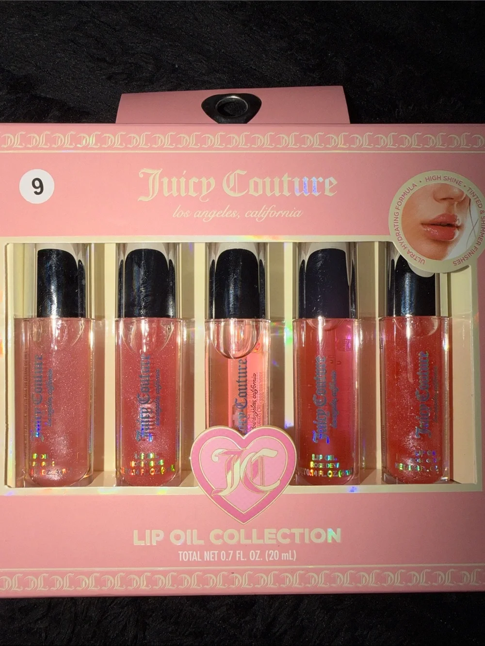 Juicy Couture Lip Oil Set — Pink and Coral Shades